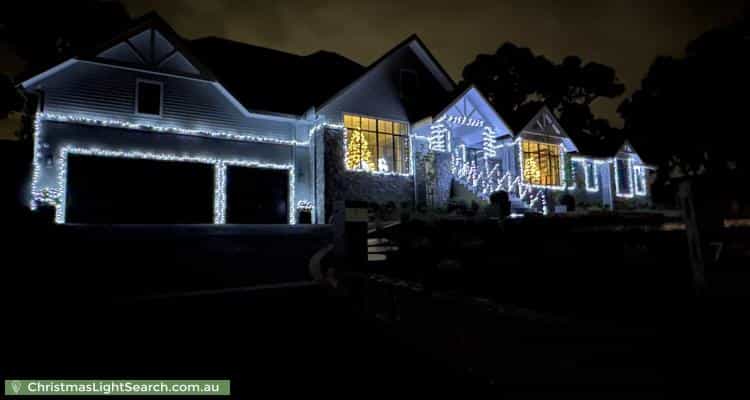 Christmas Light display at 7 Blackwood Grove, Plenty