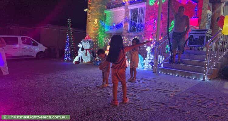 Christmas Light display at  Hull Place, Seven Hills