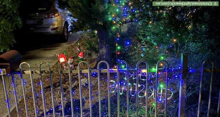 Christmas Light display at 1A Frasten Street, Torrensville