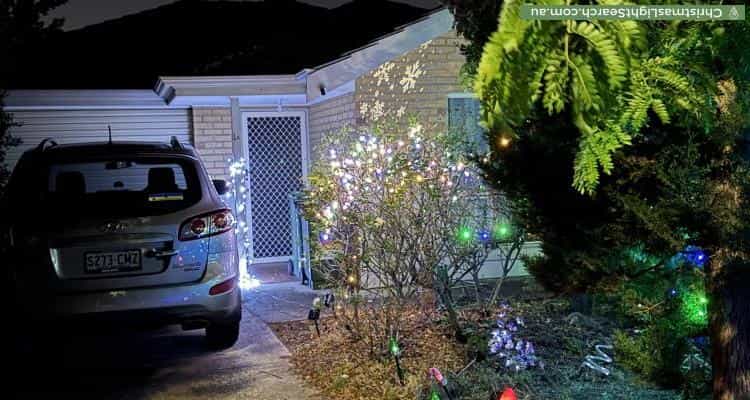Christmas Light display at 1A Frasten Street, Torrensville
