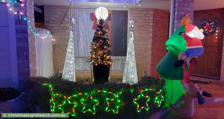 Christmas Light display at 2 Tumba Court, Joondalup