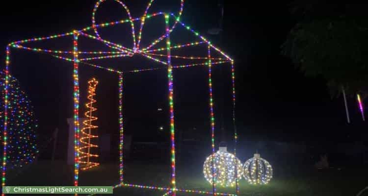 Christmas Light display at 10 Highland Way, Maiden Gully