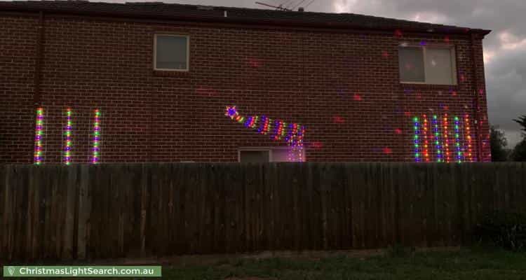 Christmas Light display at 23 Southampton Drive, Point Cook