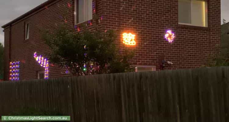 Christmas Light display at 23 Southampton Drive, Point Cook