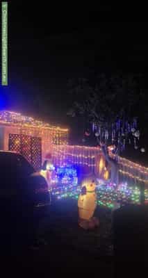 Christmas Light display at 28 Yarrinup Avenue, Chadstone