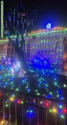 Christmas Light display at 28 Yarrinup Avenue, Chadstone