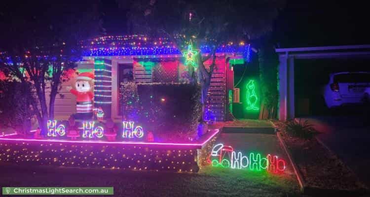 Christmas Light display at 27 Stradbroke Street, Burpengary East