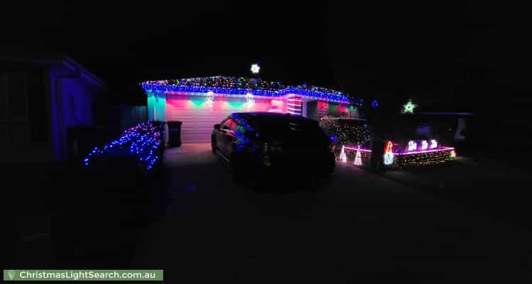 Christmas Light display at 27 Stradbroke Street, Burpengary East