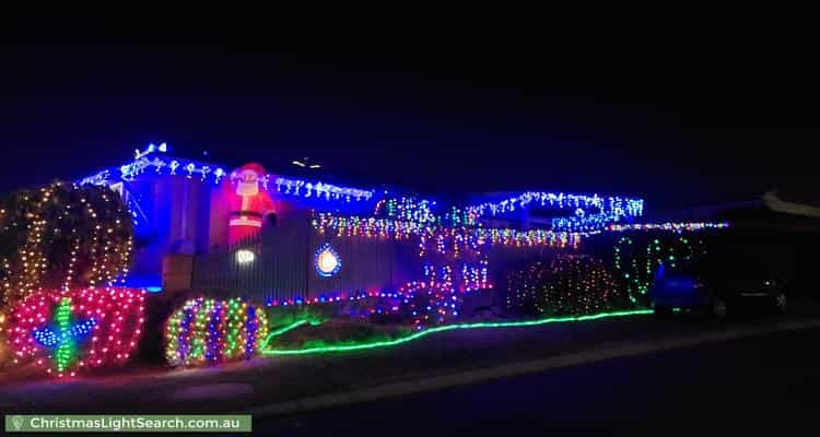 Christmas Light display at 2 Tumba Court, Joondalup