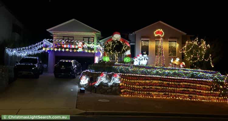 Christmas Light display at 271 Bicentennial Drive, Jerrabomberra
