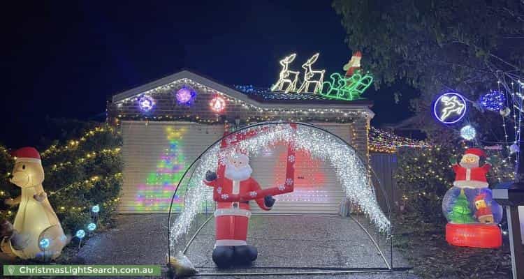 Christmas Light display at 51 Tipiloura Street, Ngunnawal