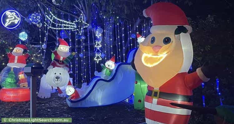 Christmas Light display at 51 Tipiloura Street, Ngunnawal