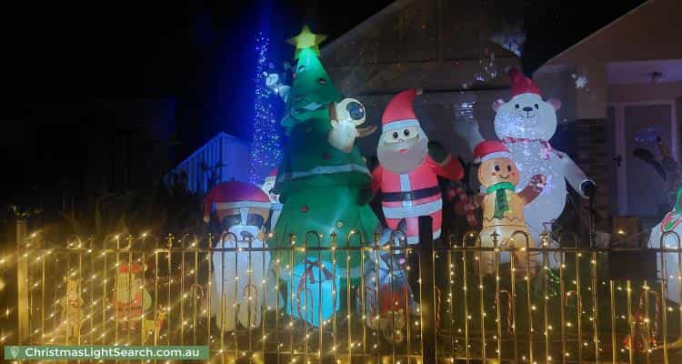 Christmas Light display at 29 Stoke Heath Way, Caroline Springs