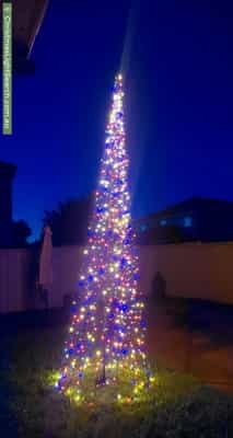 Christmas Light display at 29 Stoke Heath Way, Caroline Springs