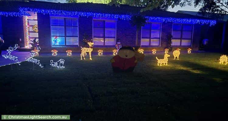 Christmas Light display at 30 Mountain View Road, Mudgee
