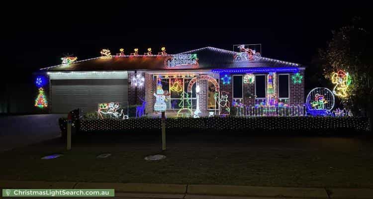 Christmas Light display at 5 Blackberry Crescent, Rosebud