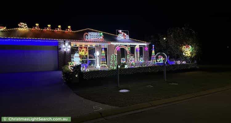 Christmas Light display at 5 Blackberry Crescent, Rosebud