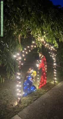 Christmas Light display at 17 Valley View Crescent, Berwick