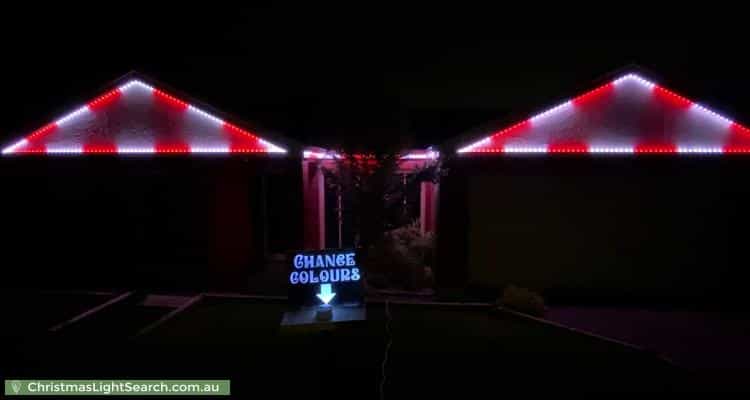 Christmas Light display at 12 Norwarran Way, Langwarrin