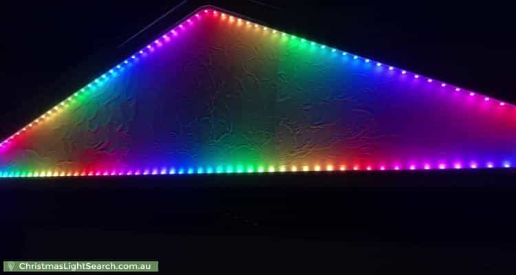 Christmas Light display at 12 Norwarran Way, Langwarrin