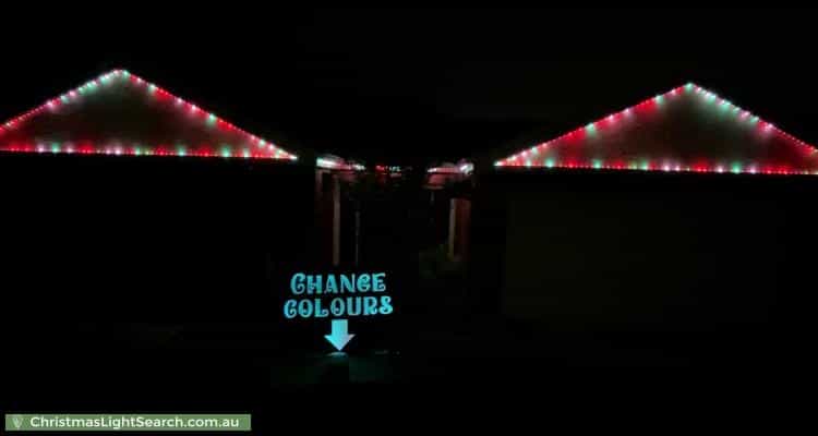 Christmas Light display at 12 Norwarran Way, Langwarrin
