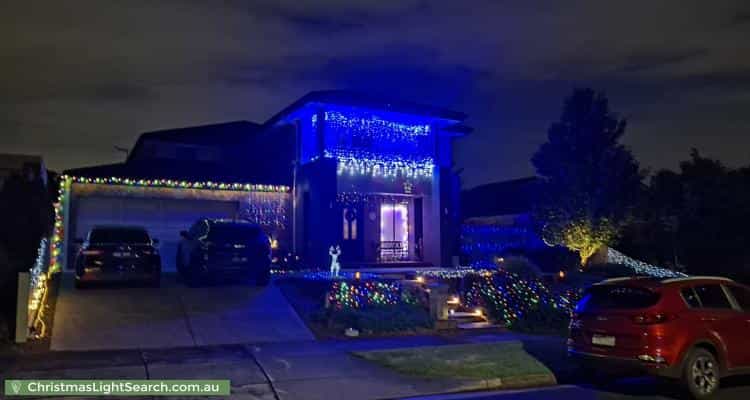 Christmas Light display at 13 Vista Crescent, Rowville