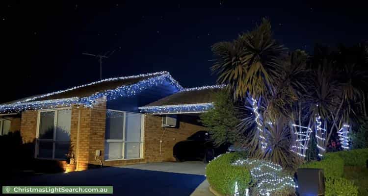 Christmas Light display at 7 Sasha Court, Langwarrin