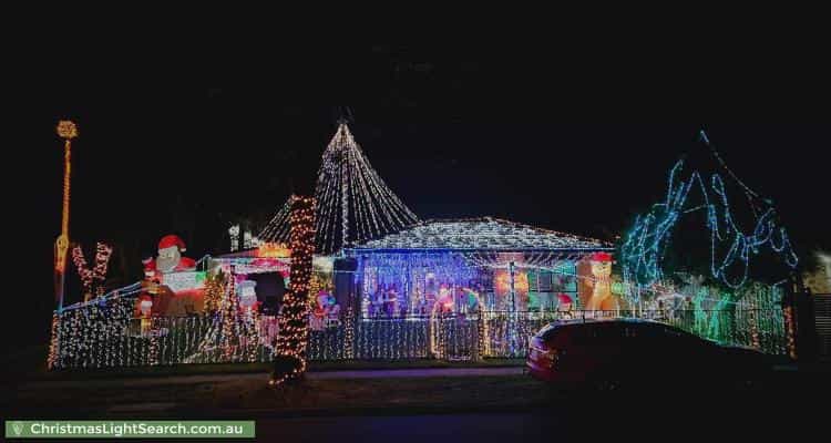 Christmas Light display at 9 Oberon Drive, Carrum Downs
