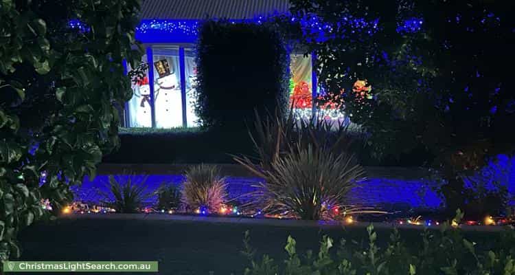 Christmas Light display at 36 Grange Avenue, Plenty