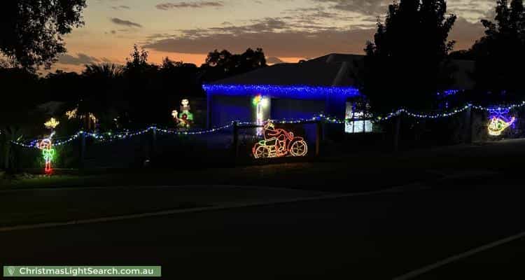 Christmas Light display at 36 Grange Avenue, Plenty