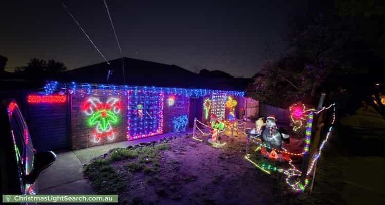 Christmas Light display at 35 Cockatoo Drive, Carrum Downs