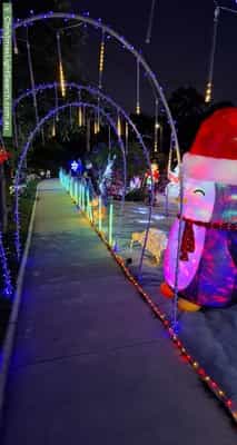 Christmas Light display at 17 Blucher Street, Ferntree Gully