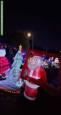 Christmas Light display at 17 Blucher Street, Ferntree Gully