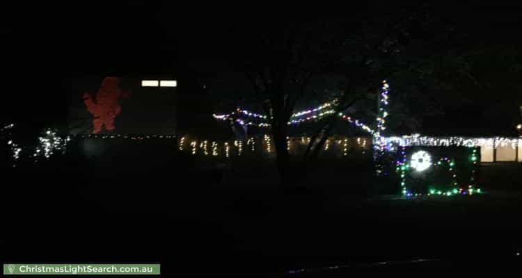 Christmas Light display at 10 Florina Place, Hawker