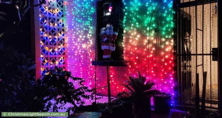 Christmas Light display at 15 Boundary Street, Darlington