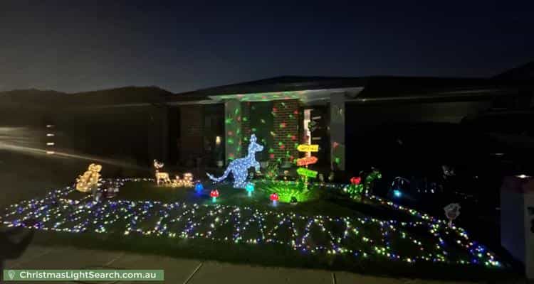 Christmas Light display at 8 Doriemus Street, Cranbourne East
