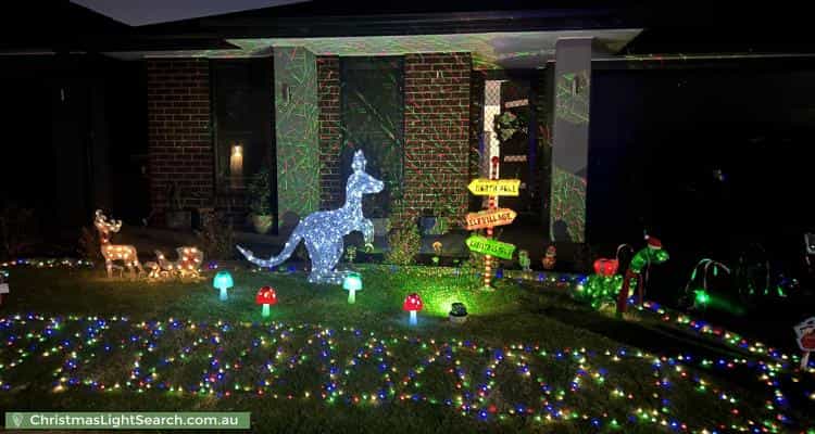 Christmas Light display at 8 Doriemus Street, Cranbourne East
