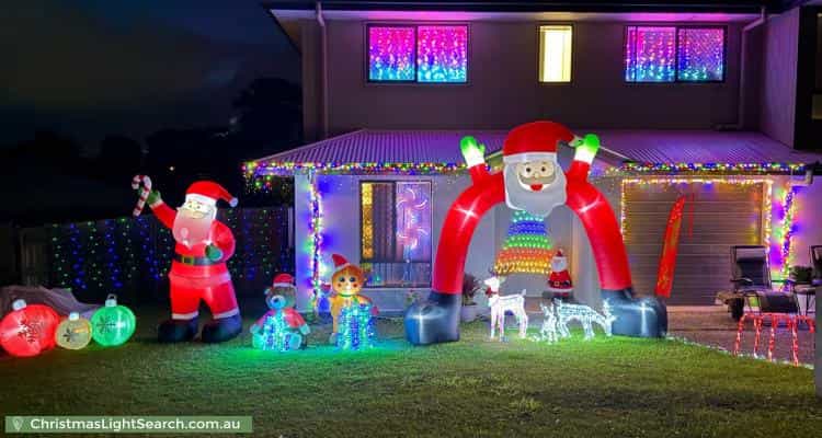 Christmas Light display at 11 Elgata Avenue, Loganholme