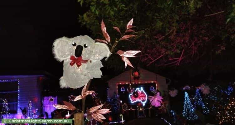 Christmas Light display at 1 Dumaurier Street, Chermside
