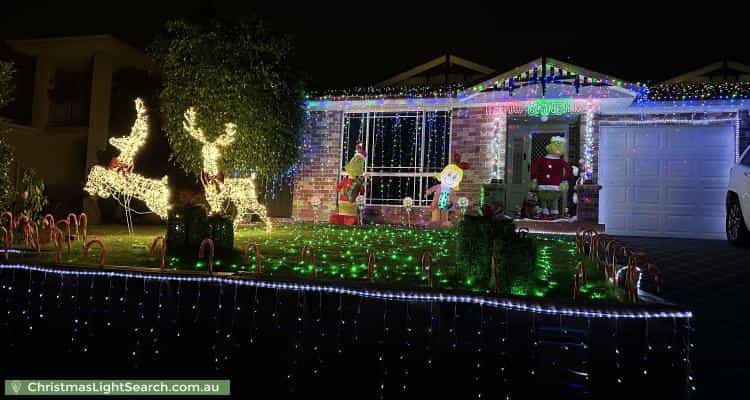 Christmas Light display at 6 Jirramba Court, Glenmore Park