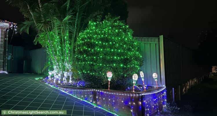 Christmas Light display at 6 Jirramba Court, Glenmore Park
