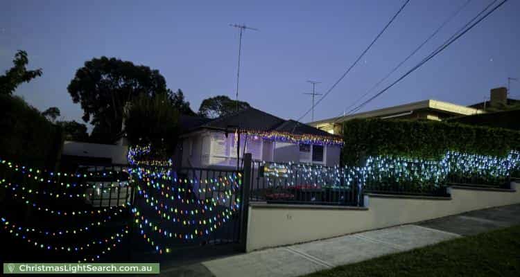 Christmas Light display at 13 Verene Avenue, Templestowe Lower