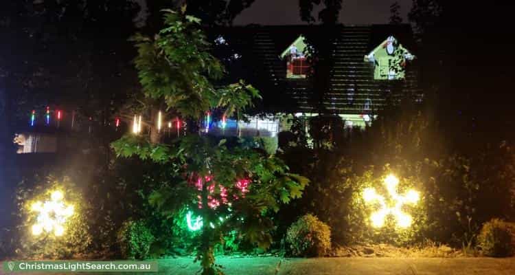 Christmas Light display at 18 Pamela Grove, Templestowe Lower