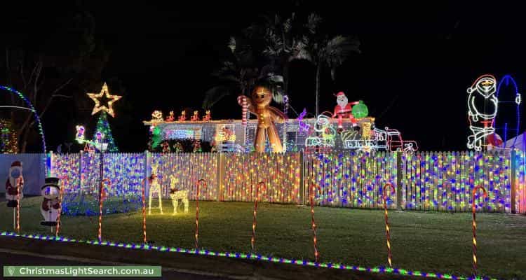 Christmas Light display at 9 Kerrong Court, Shailer Park