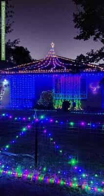 Christmas Light display at 9 Sabato Street, Croydon