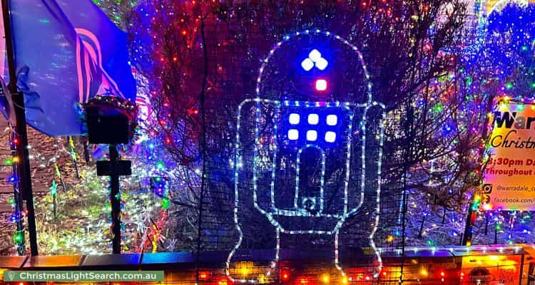 Christmas Light display at 30 Gardiner Avenue, Warradale