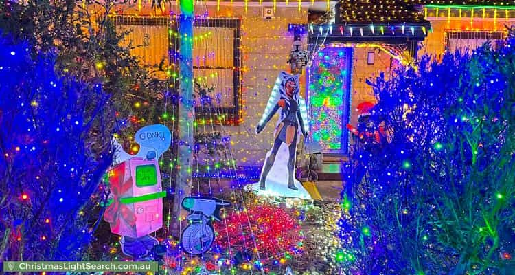 Christmas Light display at 30 Gardiner Avenue, Warradale