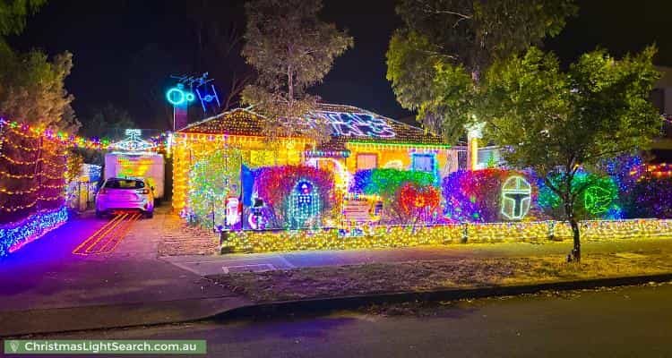 Christmas Light display at 30 Gardiner Avenue, Warradale
