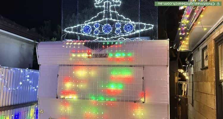 Christmas Light display at 30 Gardiner Avenue, Warradale