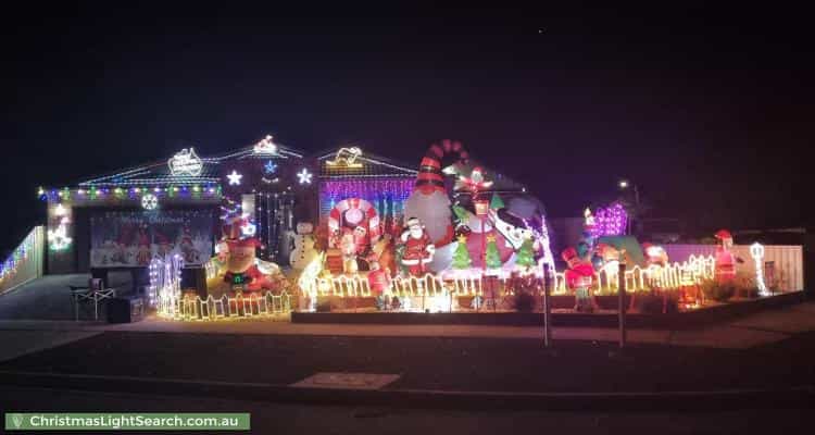 Christmas Light display at 2 Wanderers Lane, Kialla